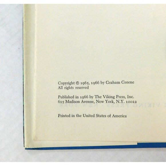 The Comedians By Graham Greene 1966 Hardback Jacket Club Edition - Picture 5 of 5